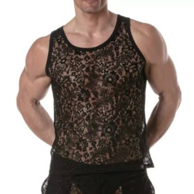 Lace Tank Top - Size : L