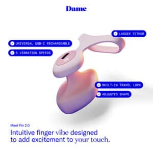 Dame - Fin 2.0 Finger Vibrator Quartz