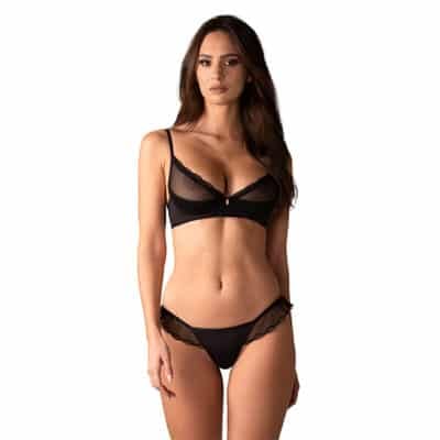 Obsessive - Stelisa 2-pcs Set Black L/XL
