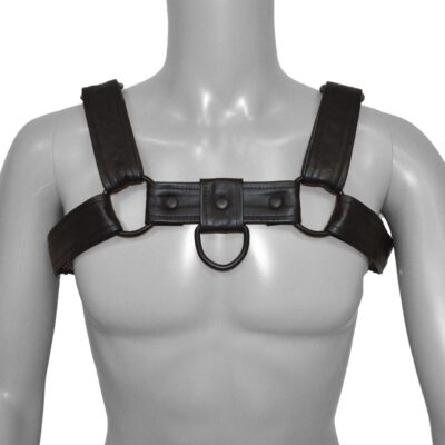 Prowler RED Bull Harness Black with Metal Fittings XXL