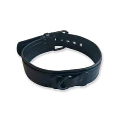 BRUTUS Vegan Puppy Collar Black-Black