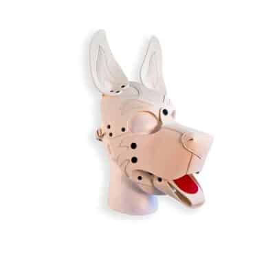 BRUTUS Vegan Pup Hood White-White