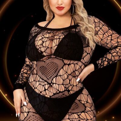 Long Sleeve Mini Dress Black Q