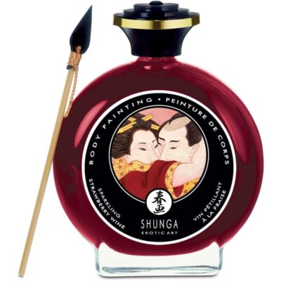Shunga Edible Body Painting Champagne & Strawberries