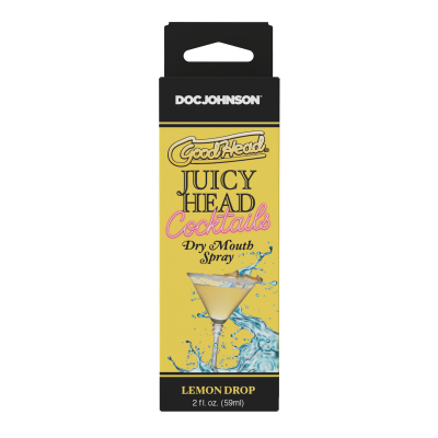 GoodHead Juicy Head Cocktails Dry Mouth Spray Lemon Drop 2 oz.