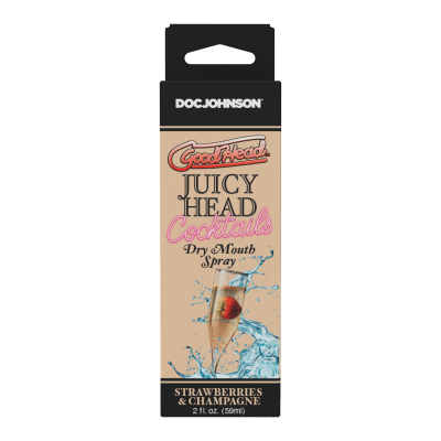 GoodHead Juicy Head Cocktails Dry Mouth Spray Strawberries & Champagne 2 oz.
