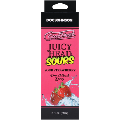 GoodHead Juicy Head Dry Mouth Spray Sour Strawberry 2 oz.