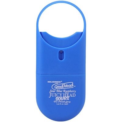 GoodHead Juicy Head Dry Mouth Spray To-Go Sour Blue Raspberry 0.3 oz.