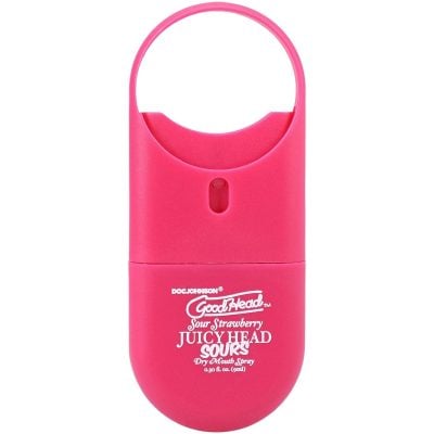 GoodHead Juicy Head Dry Mouth Spray To-Go Sour Strawberry 0.3 oz.