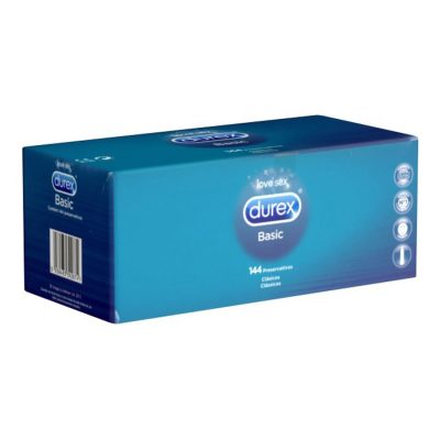 Durex Natural Slim Fit Condoms - 144 pcs.