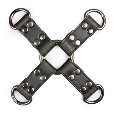 Easytoys Fetish - Black Leather Hogtie