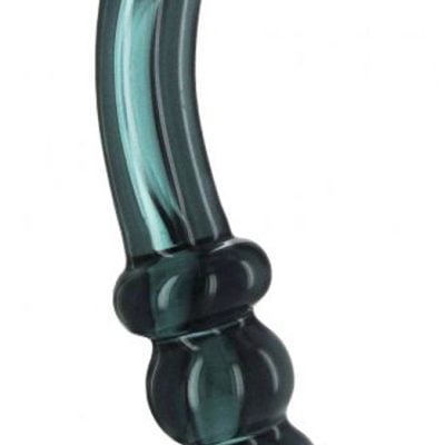 Hamsa G-Spot-/Prostate Dildo - Smoky Jade