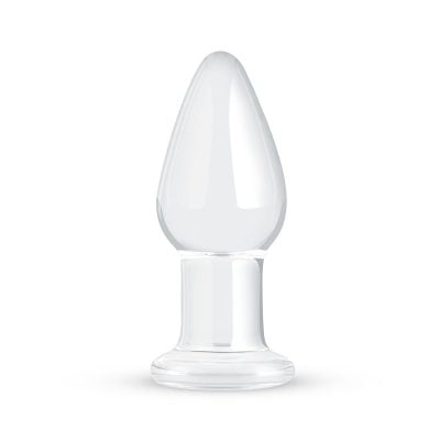 Clear Glass Buttplug