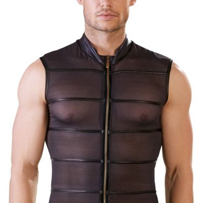 Powernet Shirt With Wetlook Stripes