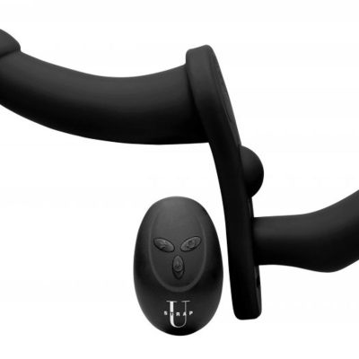 Double Take - Vibrating Double Strap-On - Black
