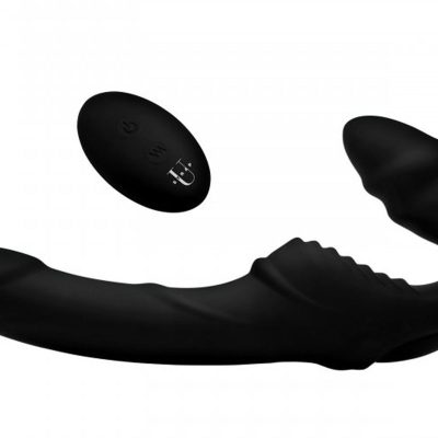 Pro Rider Strapless Strap-on Vibrator - Black