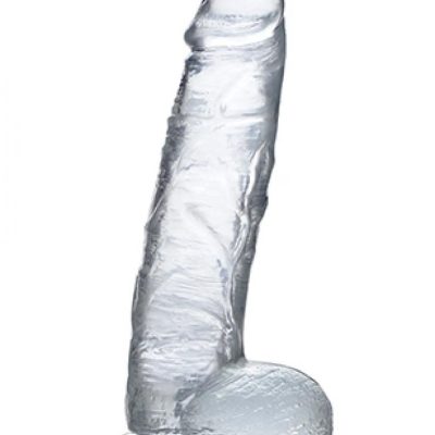 Jock C-Thru Transparent Dildo - 23 cm