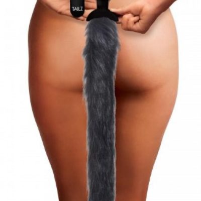 Vibrating Anal Plug With Tail - Fox