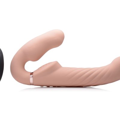 Swirl Vibrating Strapless Strap-On