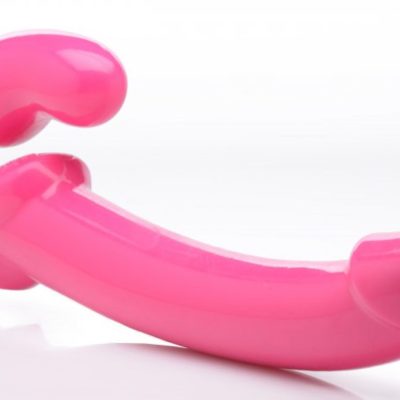 Revolver Vibrating Strapless Strap-On XXL - Pink
