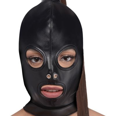Bondage Hood With Ponytail