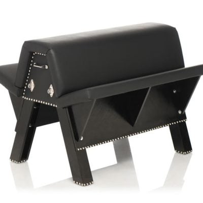 Bareback Submission Horse Bondage Bench - Black