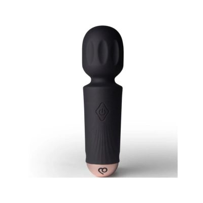 Rocks Off Rechargeable Mini Wand Black Tulip