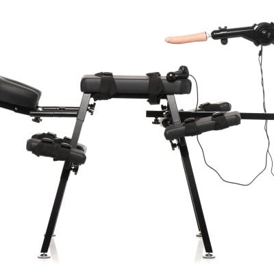 XR Brands - Obedience Bench with Sex Machine - Black