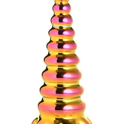 XR Brands - Twilight Rainbow Glass Dildo