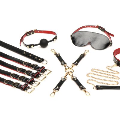 XR Brands - Lover's Luxe Bondage Set - Black