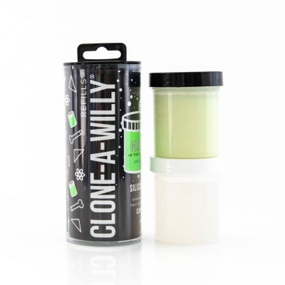 Clone-A-Willy - Silicone Refill - Glow in the Dark Green