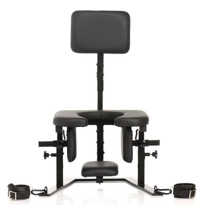 XR Brands - Pleasure Throne Oral Sex Chair - Black