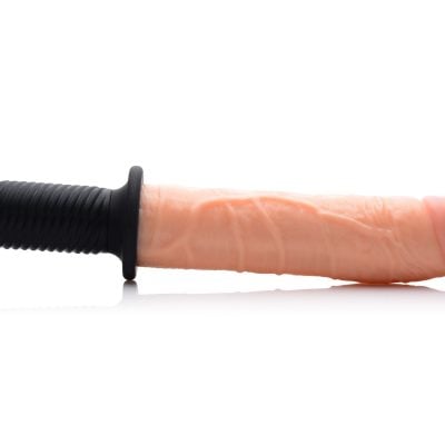 XR Brands - Onslaught 13 Mode XL Flesh Dildo - Beige