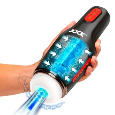 JOCK - Sucking & Vibrating Masturbator Rechargeable
