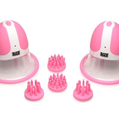 SIZE MATTERS - Rotating Nipple Suckers - 4 Attachments