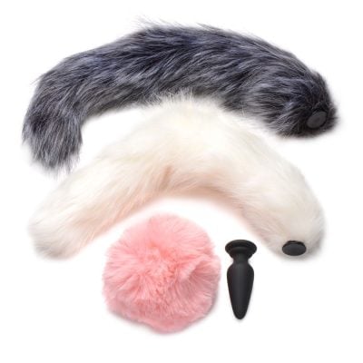 TAILZ - Snap-On Anal Plug with 3 Interchangeable Tails