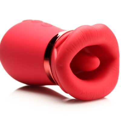 LICKGASM - Kiss Me More Clitoral Stimulator Suction, Vibration & Kissing