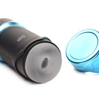 THE MILKER - Intense  Masturbator Suction & Vibration - Black/Blue