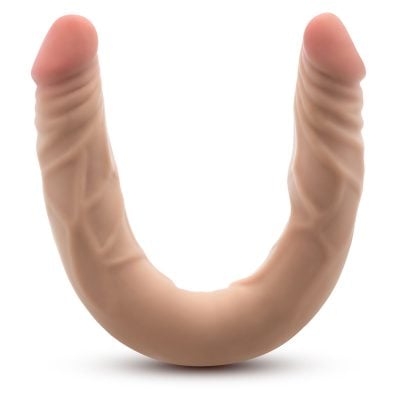 Dr. Skin – Plus 35.5 cm Flexible Double Dildo – Beige