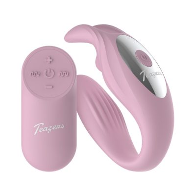 Teazers – Bunny Couple Vibrator with Remote – Pink