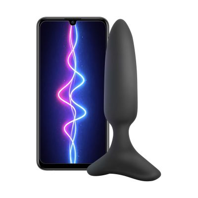 Lovense - Hush 2 Vibrating Butt Plug With App - Black