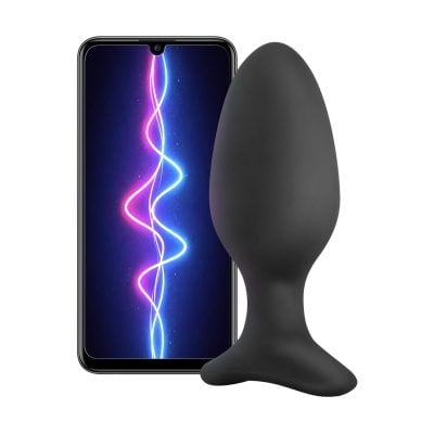 Lovense - Hush 2 Vibrating Butt Plug With App - Black