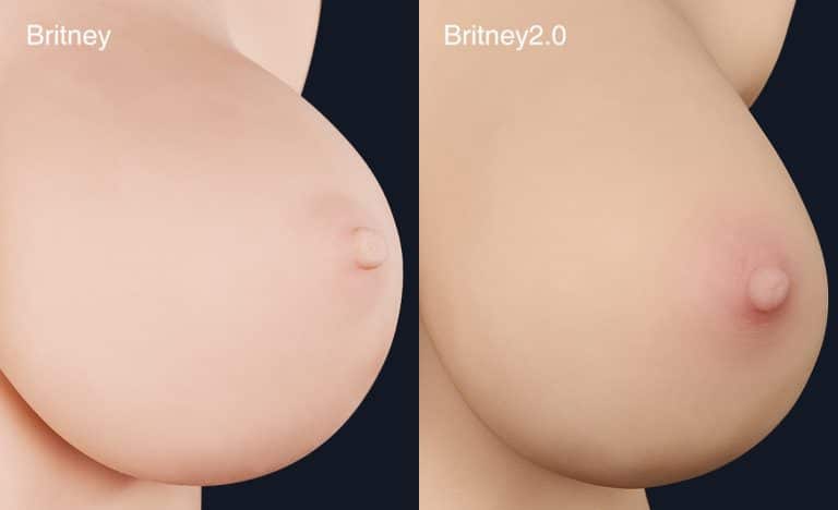 britney 2.0 big boobs sex nipple comparison