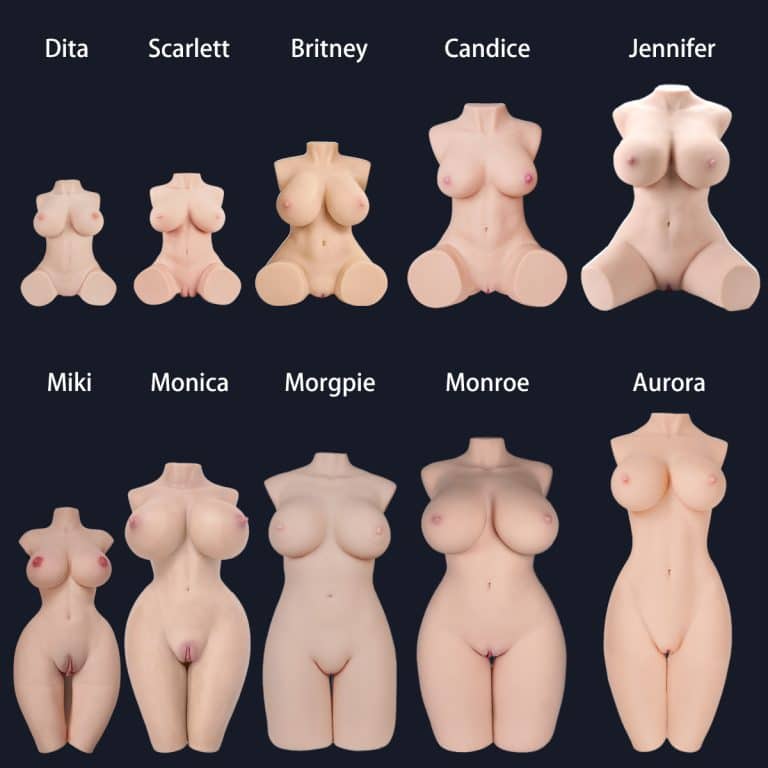 tantaly boobs sex doll torso comparison chart