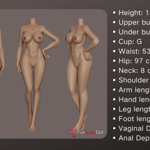 FS157cm G Cup-Body Measurements
