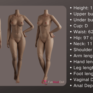 FS168cm D Cup-Body Measurements