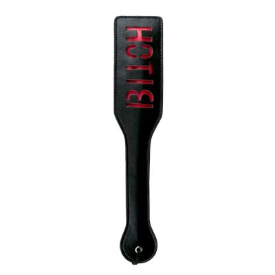 Easytoys Fetish - Black Leather Paddle - Bitch