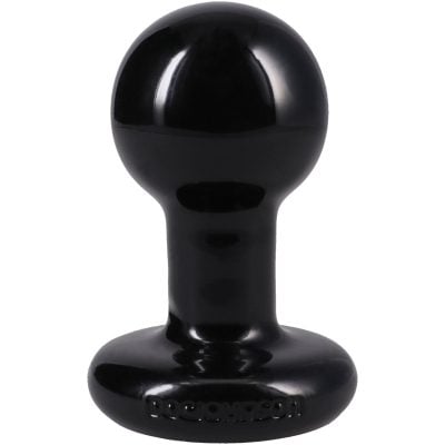 The Classic Round Butt Plug Small Black