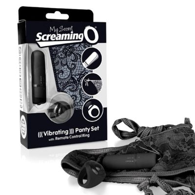 Panty Vibrator with Panty and Remote Control - Black
