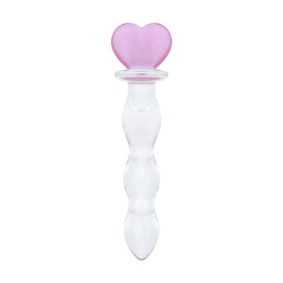 Gildo - No. 35 Glass Dildo Heart Shape - 18.8 cm